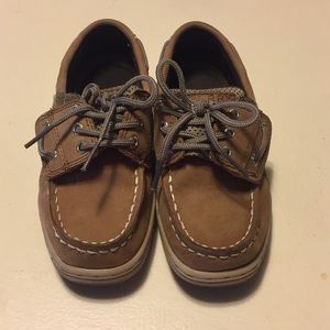 Boys Sperry shoes size 11 tan
